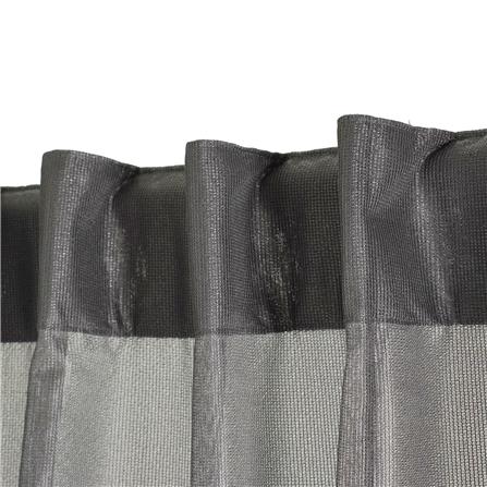 ผ้าม่านโปร่งซ่อนหู HOME LIVING STYLE VERA 140X220 ซม. สีเทา_1