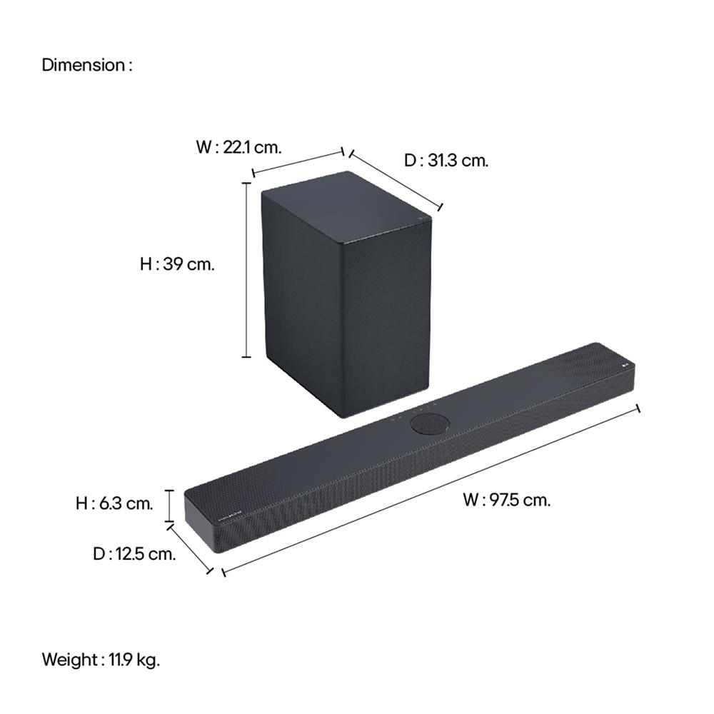 ซาวด์บาร์ LG SC9S.DTHALLK