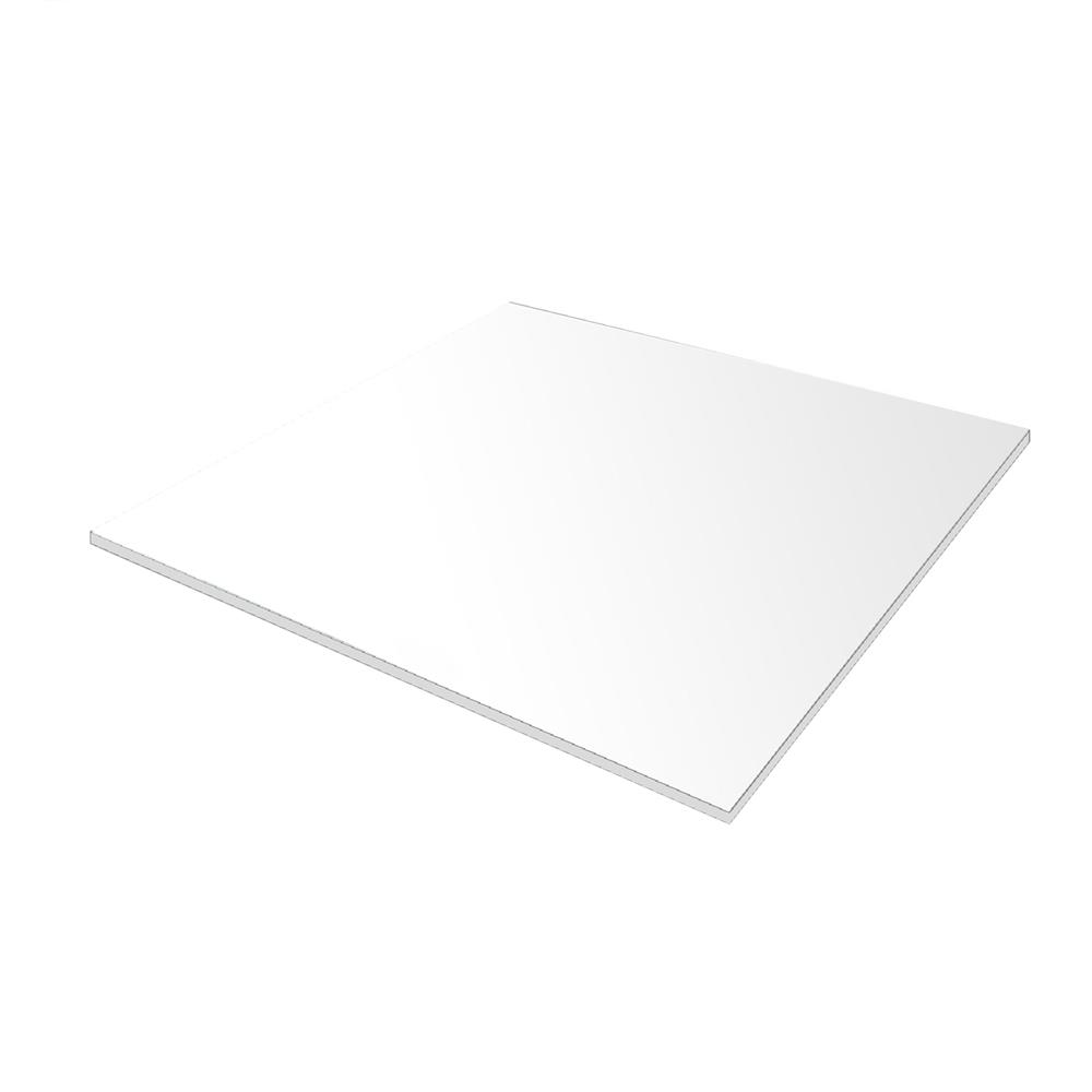 แผ่นฝ้ายิปซั่ม DURAONE BRIGHT AND CLEAN 60x60x0.8 ซม. สีขาว (แพ็ก 10 ชิ้น)