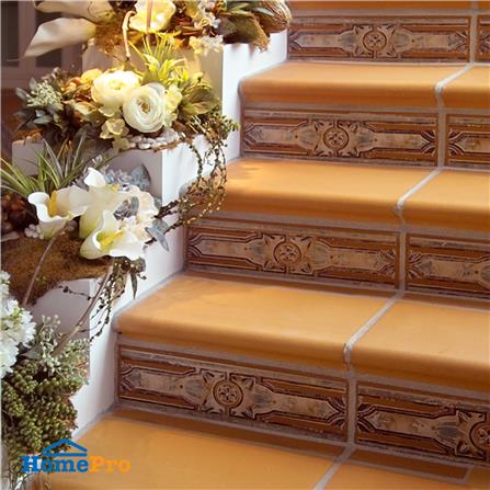 กระเบื้องจมูกบันได 6x8 นิ้ว KENZAI ฟลอเรนซ์ สีโรซ่า (9P)_2