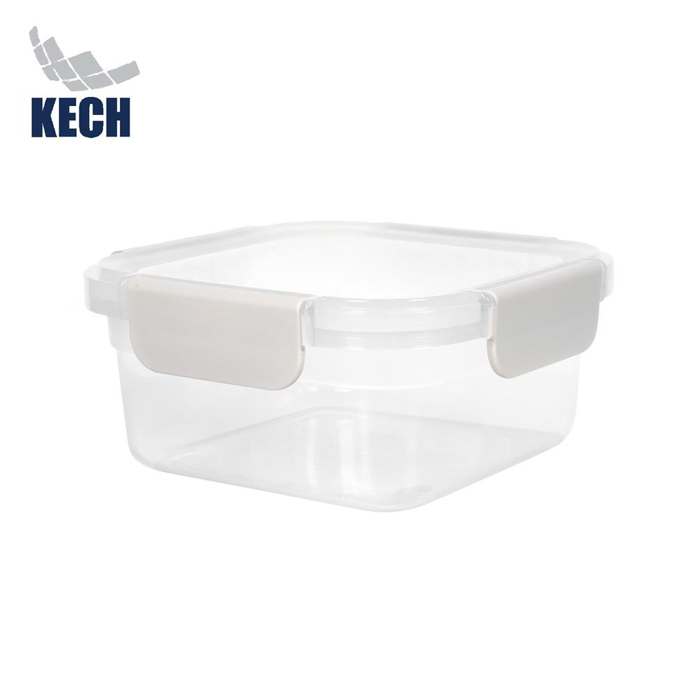 กล่องอาหารสี่เหลี่ยมจัตุรัส 0.9 ลิตร KECH NEXT 2841 สีครีม