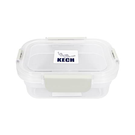 กล่องอาหารเหลี่ยม 0.6 ลิตร KECH NEXT 2814 สีครีม_1