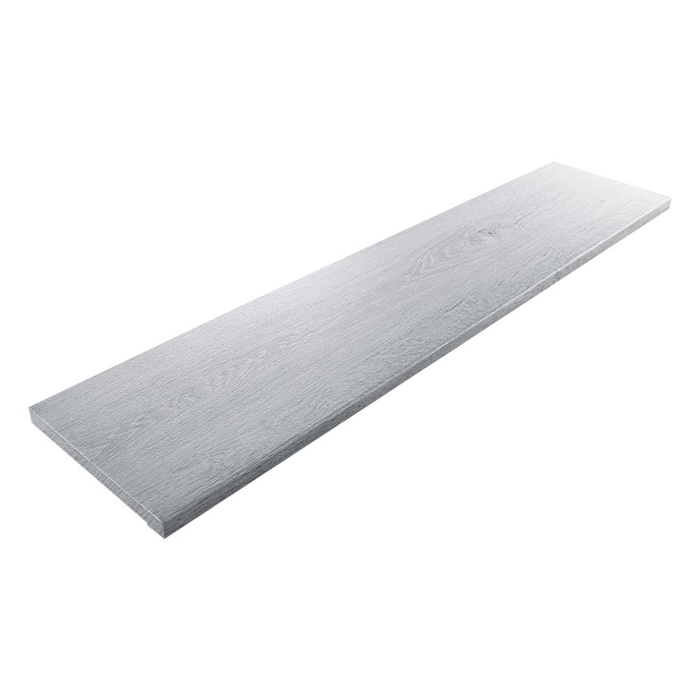 ไม้บันได ลูกนอน SPC ตราเพชร 10 นิ้ว 25x120x2.5 ซม. สีเทาสโตน