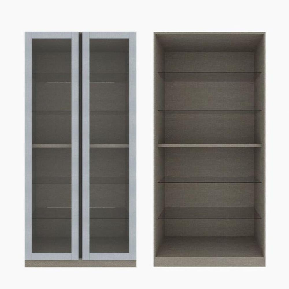 ตู้โชว์ 2 บานเปิด KONCEPT BLOX 19211227 100 ซม. สีขาว
