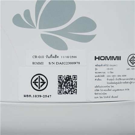 หม้อหุงข้าว MANUAL HOMMII HPE-CR-010 1 ลิตร_8