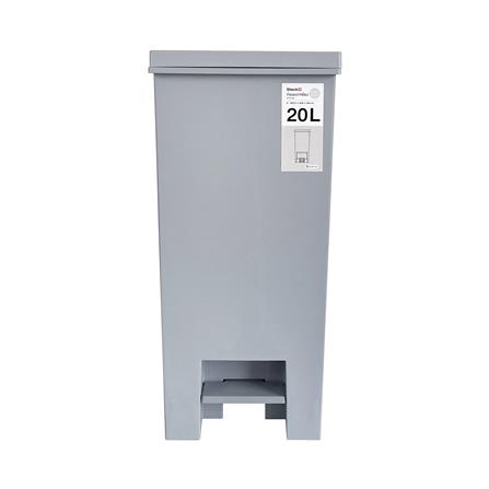 ถังขยะเหยียบเหลี่ยม STACKO MONO 20 ลิตร สีเทา_1