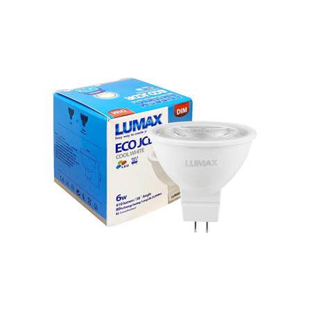 หลอด LED LUMAX MR16 ECO JCDR 6 วัตต์ COOL WHITE GU5.3_2