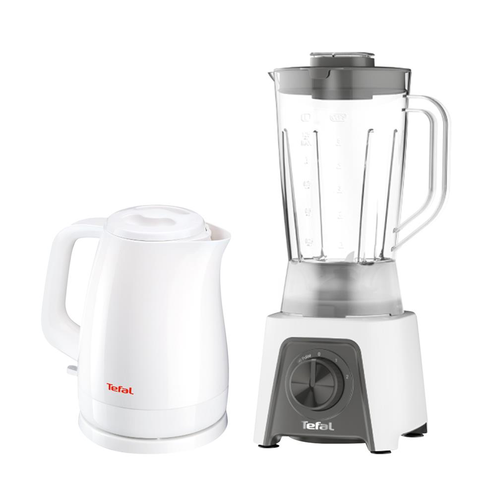 ชุดเทศกาลปีใหม่ TEFAL กาต้มน้ำไฟฟ้า KO150166+ เครื่องปั่นน้ำผลไม้ BL2C1166