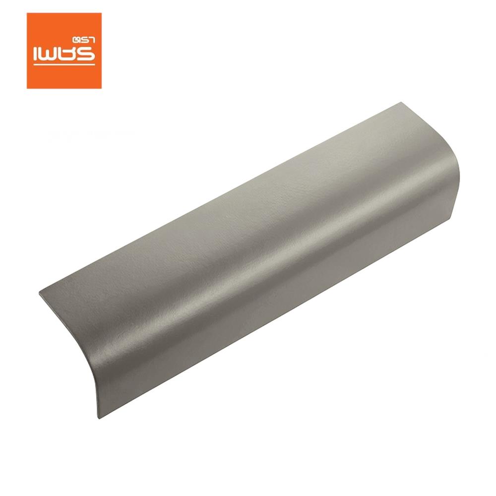 ครอบข้าง ตราเพชร ลอนคู่ สีเทาแพลทินัม