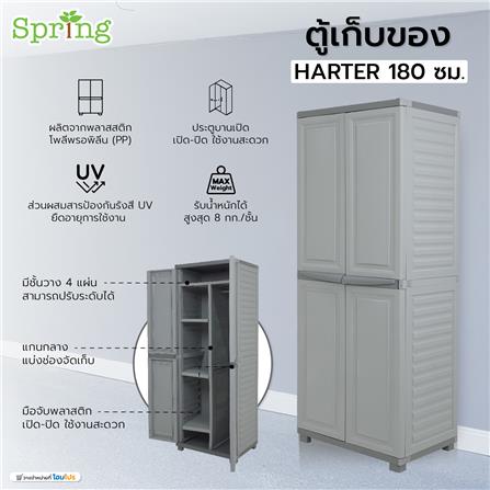 ตู้เก็บของมีแกนกลาง SPRING HARTER 180 ซม._10