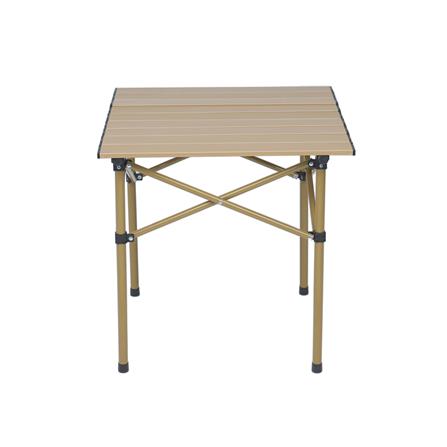 โต๊ะพับเหล็กตั้งแคมป์ SPRING LIGHT WOOD 50 ซม. สีน้ำตาลอ่อน_2
