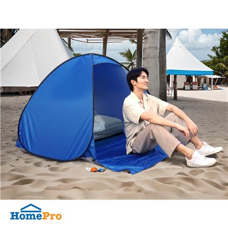 เต็นท์ชายหาด SPRING LIGHT WOOD 165x145 ซม. สีน้ำเงิน_10