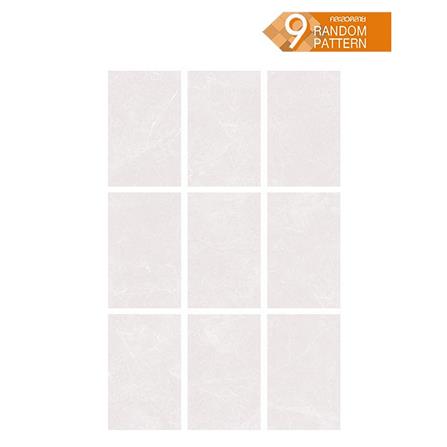 กระเบื้องผนัง 25x40 ซม. TARA พอลลีน ไลท์เกรย์ 1 ตร.ม._1