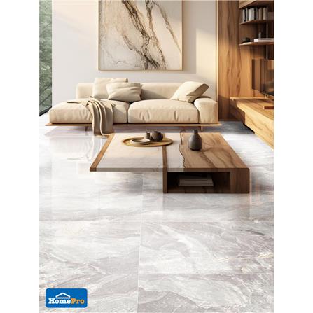 กระเบื้องพื้นพอร์ซเลน 80x160 ซม. TARA เมลิไลท์ ขาว 2.56 ตร.ม._4