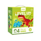 จิ๊กซอว์สำหรับเด็กเล็ก MIDEER LEVEL UP PUZZLE LEVEL 4 ลายไดโนเสาร์