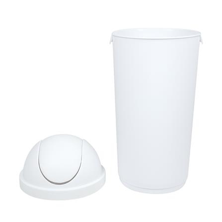 ถังขยะกลม ฝาสวิง ACCO 45 ลิตร สีขาว_3