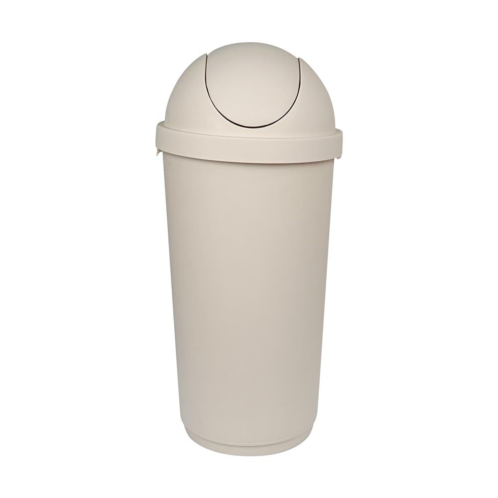 ถังขยะกลม ฝาสวิง ACCO 45 ลิตร สีเบจ