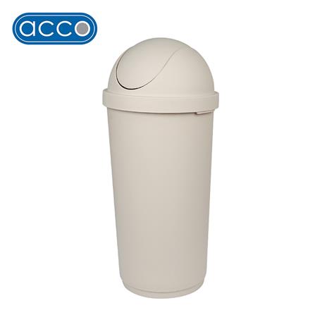 ถังขยะกลม ฝาสวิง ACCO 45 ลิตร สีเบจ_0