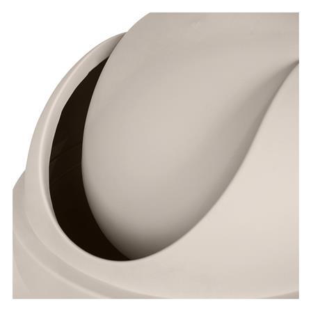 ถังขยะกลม ฝาสวิง ACCO 45 ลิตร สีเบจ_3