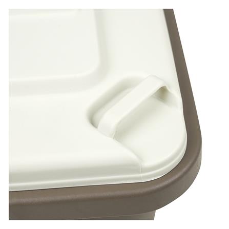 ถังขยะเหลี่ยมฝาเปิด ACCO MINI 11 ลิตร สีน้ำตาล/เบจ_4