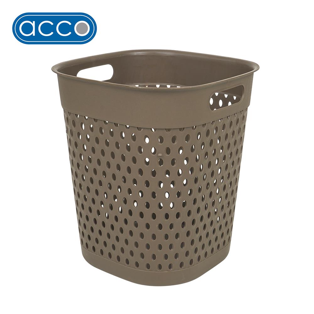 ถังขยะเหลี่ยม ACCO BASKET 14 ลิตร สีน้ำตาล_1