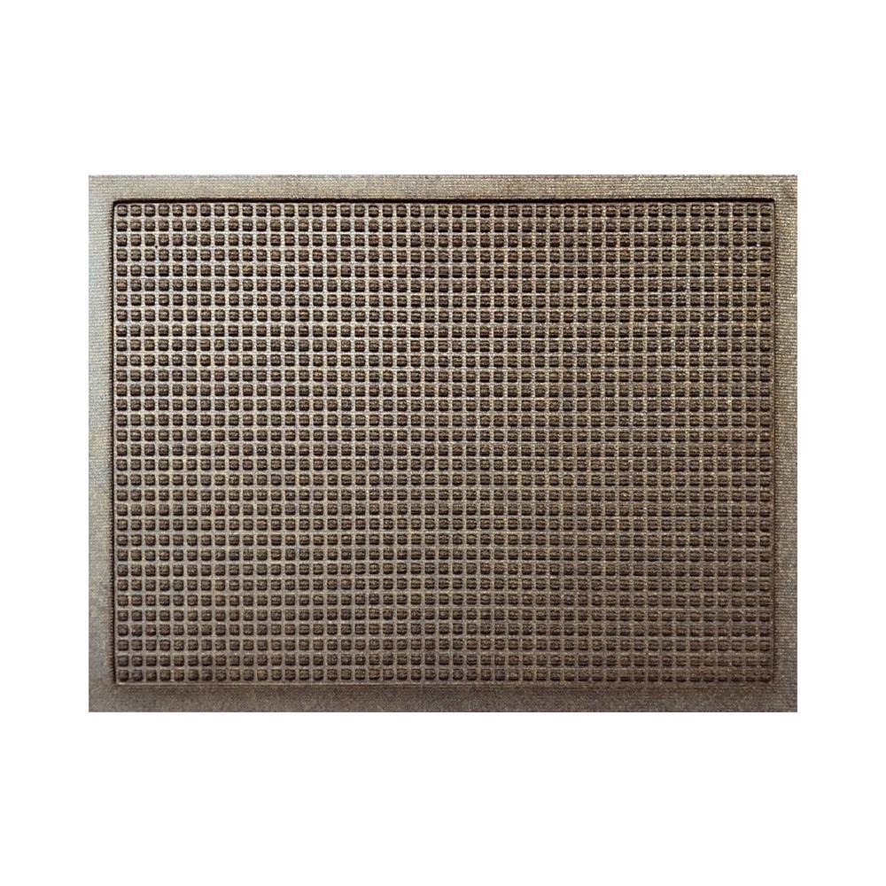 พรมเช็ดเท้าดักฝุ่น KLEEN-TEX WHII 116X88 ซม. สีน้ำตาล_1