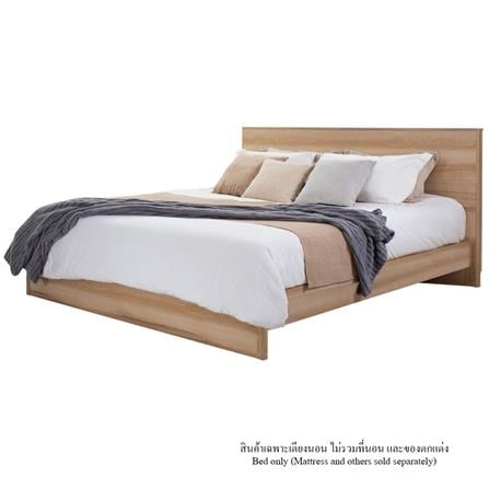 เตียง 5 ฟุต KONCEPT TIMBUR 19215546 สีลินด์เบิร์กโอ๊ค