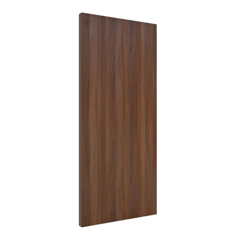 ประตูภายในเมลามีนทนไฟ ไม่เจาะลูกบิด METRO MD526 WALNUT AIDA 80x200 ซม. สีโอ๊ค