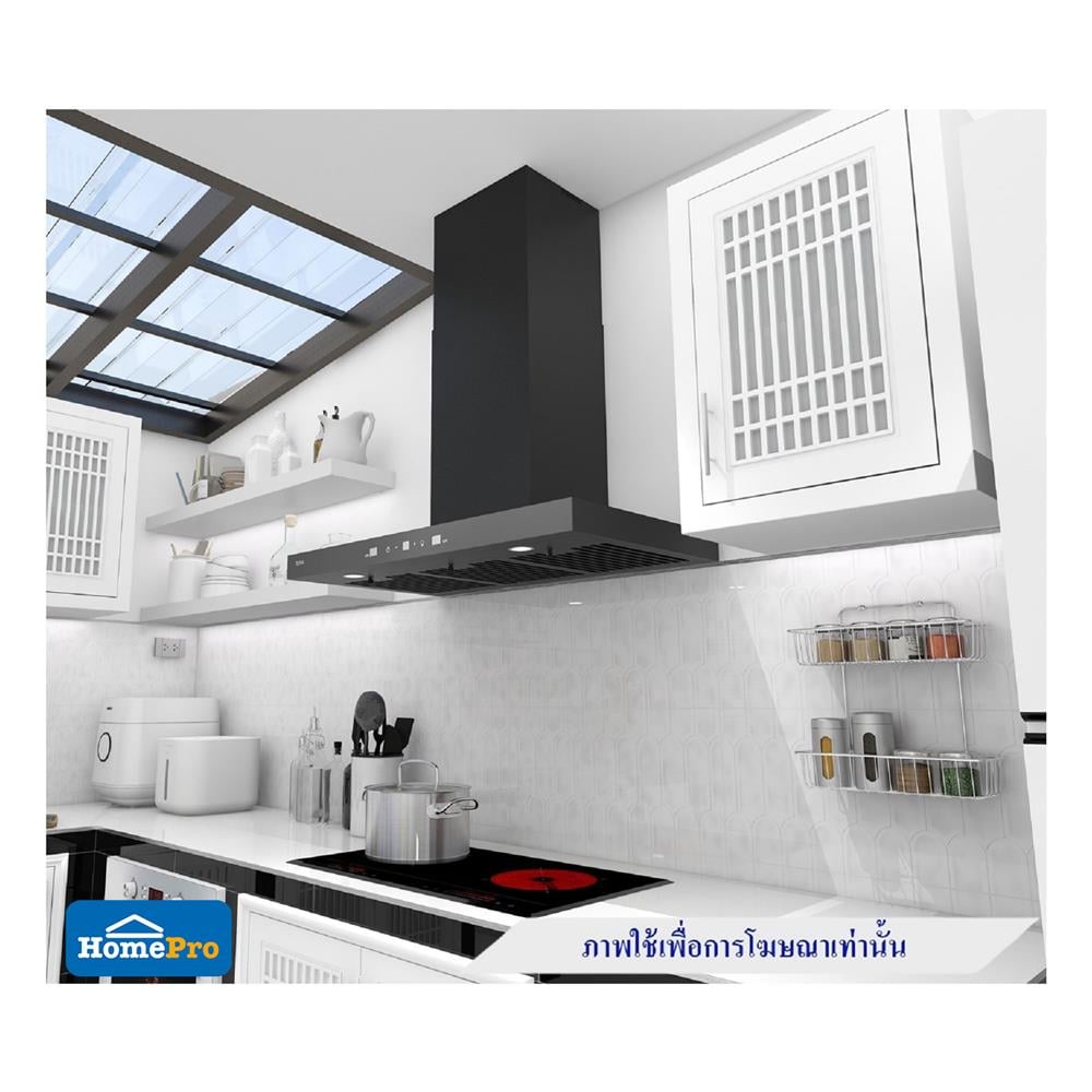 เครื่องดูดควันกระโจม LINEA LDH TC 90 BK 90 ซม.