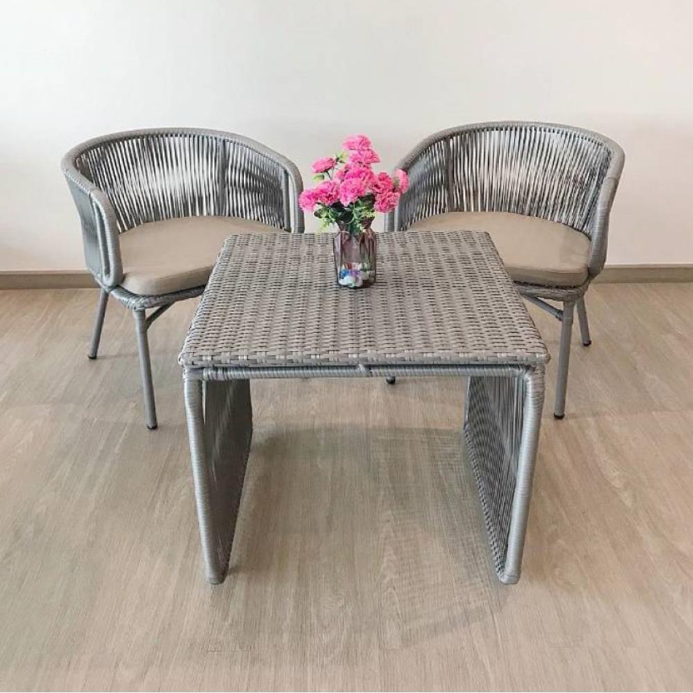 ชุดสนาม 2 ที่นั่ง IVY HAWAII COFFEE LV027 สีเทา