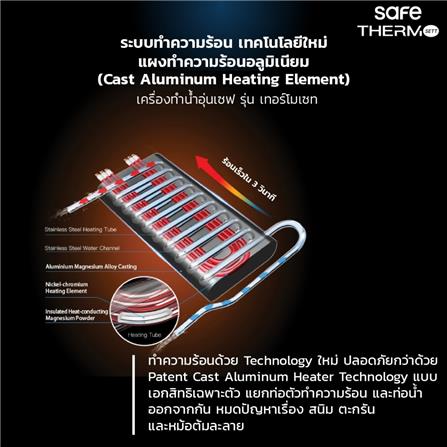 เครื่องทำน้ำอุ่น SAFE THERMO JETT 4500 วัตต์ สีดำ_7