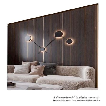 ผนังตกแต่งสำเร็จรูป SB BUILT IN 59059873 250 ซม. สี DARK BROWN