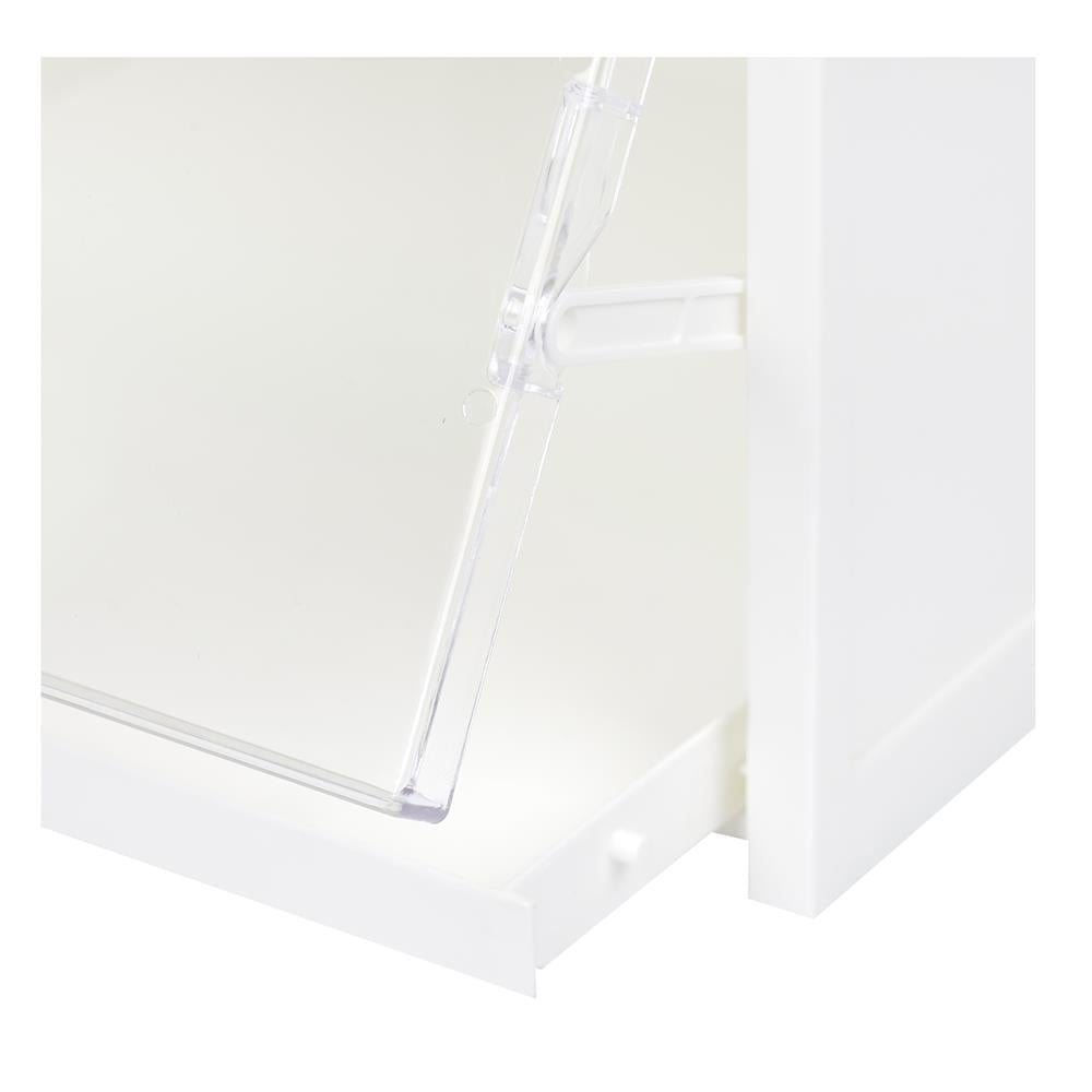 กล่องรองเท้าถาดเลื่อน STACKO DRAWER 31x36.2x21.5 ซม. สีขาว