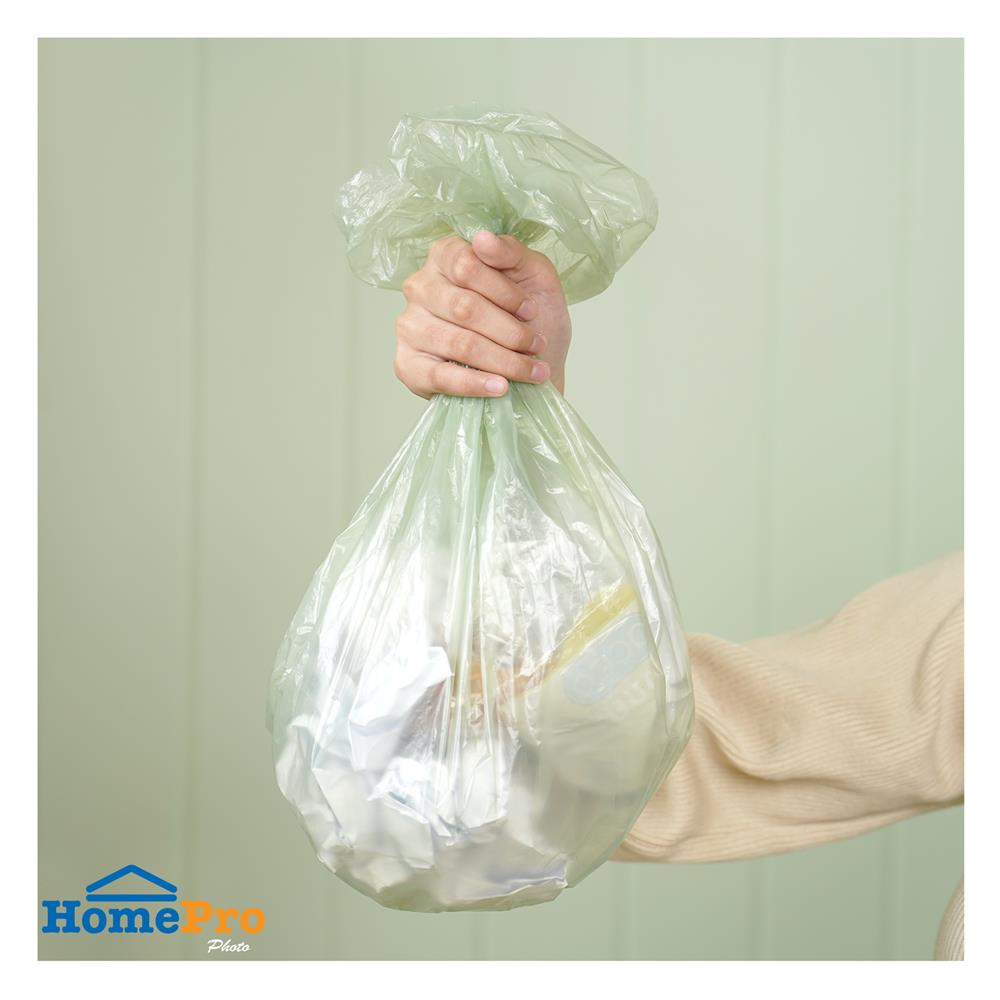 ถุงขยะม้วนก้นจีบ CIRCULAR ACCO 18x20 นิ้ว 60 ใบ สีเขียว