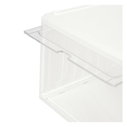 กล่องรองเท้าฝาสไลด์ STACKO CONTAINER 25x35x21.5 ซม. สีขาว_3