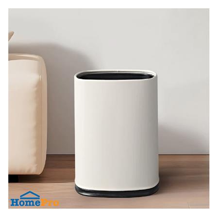 ถังขยะเหลี่ยม ACCO DAISY 15 ลิตร สีขาว_5