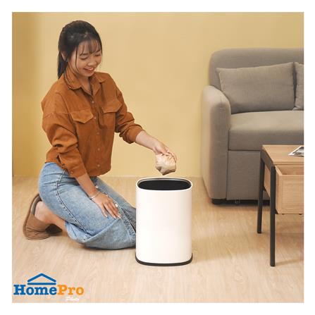 ถังขยะเหลี่ยม ACCO DAISY 15 ลิตร สีขาว_6