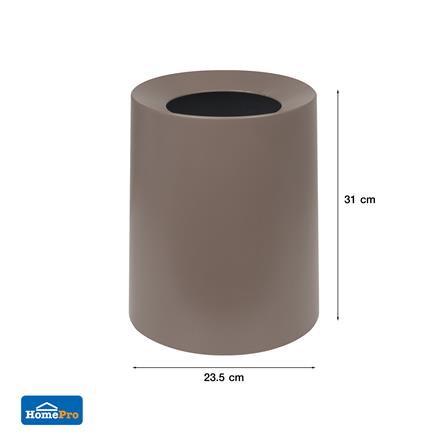 ถังขยะกลม ACCO TUBULAR 10 ลิตร สีน้ำตาล_6