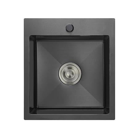 ซิงค์ฝัง 1 หลุม TEKA TQ 45B BLACK สีดำ_0