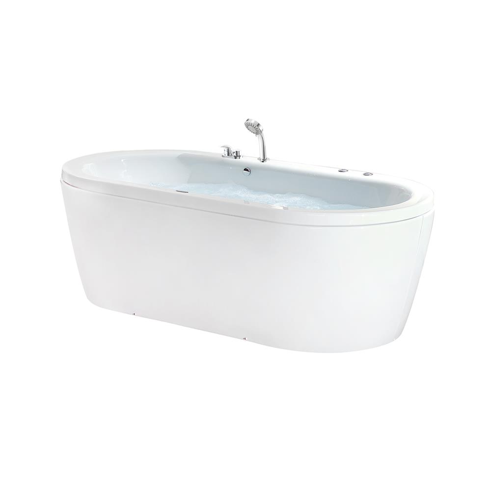 อ่างอาบน้ำ CRISTINA CT-SE-H170080 FWP 170 ซม. สีขาว