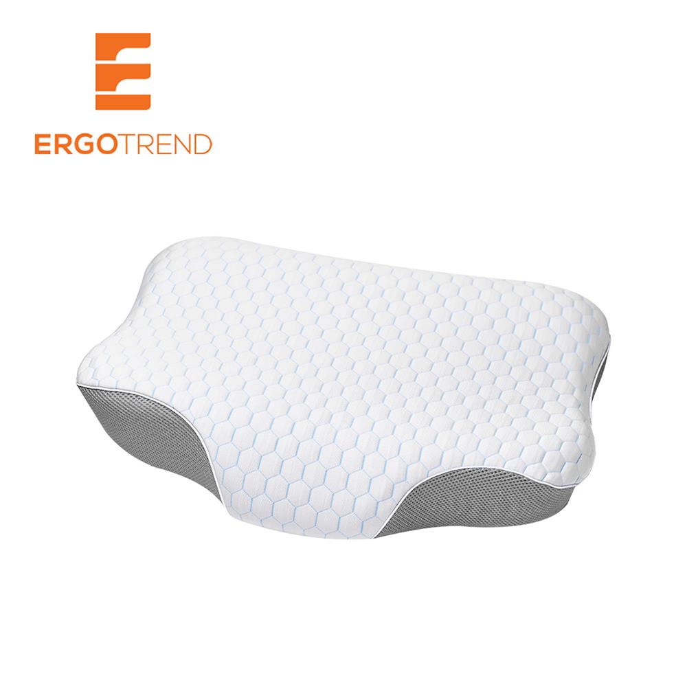 หมอนสุขภาพ MEMORY FOAM ERGOTREND ORTHOSPINE ADJUSTABLE 60X45X13 ซม. สีขาว/เทา