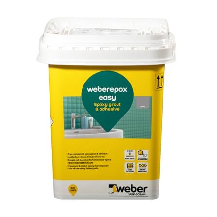 กาวยาแนว WEBER เวเบอร์อีพ็อก อีซี่ 5 กก. สีขาว_0