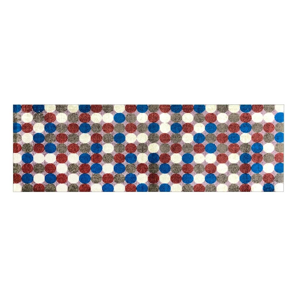 พรมเช็ดเท้าดักฝุ่น PRAW DE POLKA DOT RETRO 70X190 ซม. หลากสี_1