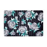 พรมเช็ดเท้าดักฝุ่น PRAW DE GREY ROSE 50X75 ซม. สีดำ/เทา