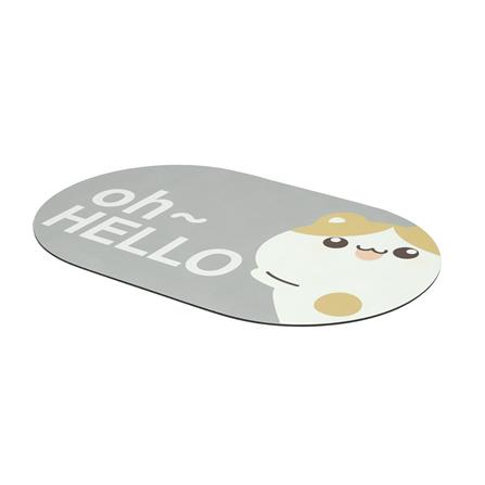 พรม HOME LIVING STYLE HAMSTER 45X70 ซม. สีเทา_4