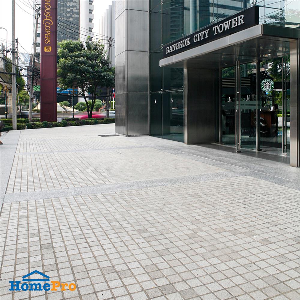 กระเบื้องดินเผา 4x4 นิ้ว KENZAI แกรนิตโต้ พีเจี้ยนเกรย์ 60P