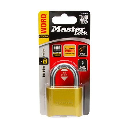 กุญแจรหัส MASTER LOCK 175EURDWD 50 มม. สีทองเหลือง_1