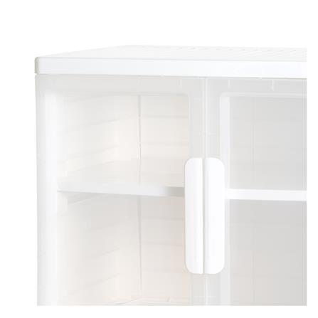 ตู้บานเปิดและลิ้นชัก STACKO NEAT 65x46x104 ซม. สีขาว_3