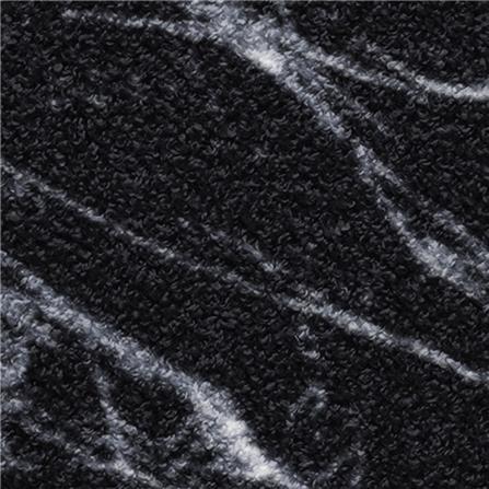 พรม PRAW DE MARBLE BLACK 70X190 ซม. สีดำ_2