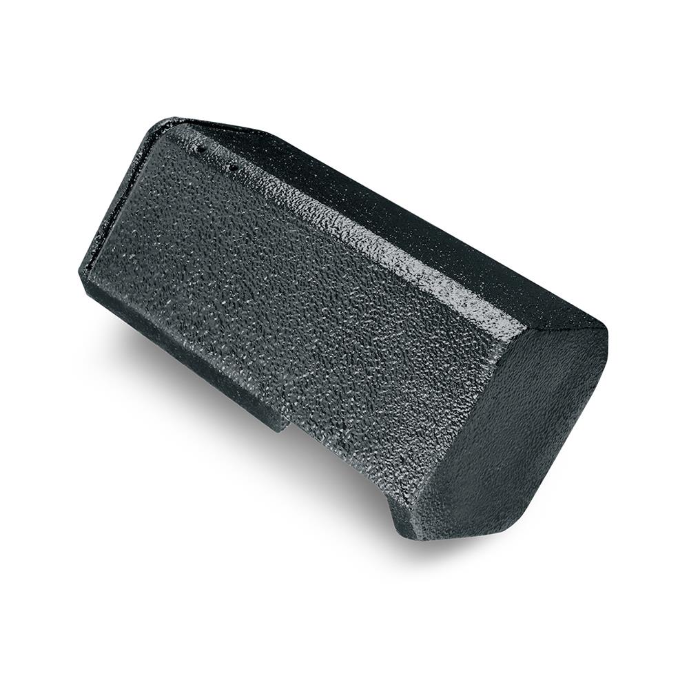 ครอบปิดจั่ว อดามัสแบบเรียบ ตราเพชร 22x27 ซม. สีเทาแปซิฟิก